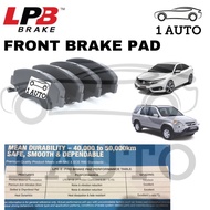 LPB e-PRO SEMI METALLIC FRONT BRAKE PAD HONDA CRV RD5 2.0 S9A CIVIC FC 1.5 VTEC TURBO 1.8 i-VTEC