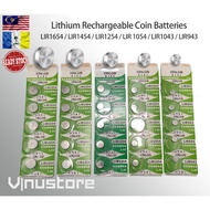 High Quality 3.6V Lithium Rechargeable Coin Battery LIR 943 | 1054 | 1254 | 1454 | 1654 | 2016 | 202