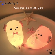 CELEBRITY12 Night Light, Cute Axolotl Touch Control Nursery Sleeping Lamp,  Desktop Decoration Night