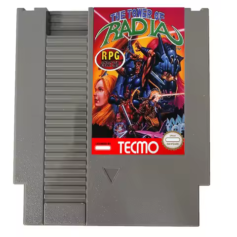 The Tower of Radia - 72 pins 8 bit Game Cartridge for NES Game Console