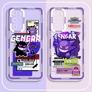 Pokemon Gengar Cowok Clear Case Redmi A7 Pro M7 Pro 5G Note 15 Pro Plus 5G 15C 15C 13x 14C Note 13 P