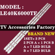 NEW 3 PCS HAIER LE40K6000TF 40" TV LED BACKLIGHT LE40K6000 LE40K6000T 40K6000TF