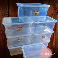 MURAH ... 6 PCS TOPLES KOTAK  PLASTIK BENING / TOPLES BESAR 2500 ML / TOPLES SERBAGUNA