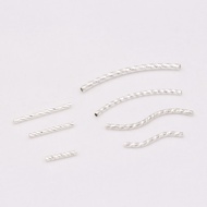 SIKU Silver plated copper, elbow color-reducingYANG, threading section DIY bracelet accessories Gyps