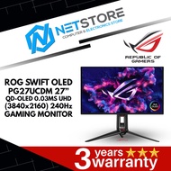 ASUS ROG SWIFT OLED PG27UCDM 27-INCH 4K QD-OLED PANEL 240Hz 0.03MS GAMING MONITOR - 90LM0B30-B019B1