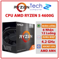 Genuine AMD Ryzen 5 4600G CPU (6 Cores 12 Threads | 3.7GHz Boost 4.2GHz | Vega Graphics | 11MB Cache
