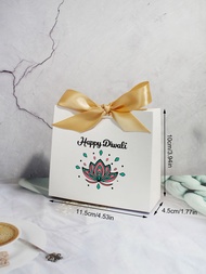 [JINDI] กล่องลูกอมกล่องของขวัญ Diwali อินเดีย20/50/100ชิ้นอุปกรณ์ปาร์ตี้วันเกิดกล่องบิสกิตช็อกโกแลต 