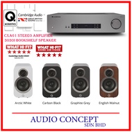 Cambridge Audio CXA61 Amplifier + Q Acoustics 3030i Bookshelf Speaker ( Package Promotion) + Free Gi