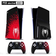 Full Set Skin Sticker for ps5 Slim Console Digital Edition Vinyl Skin Decal Cover for ps5 Controller