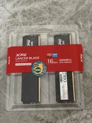 XPG LANCER BLADE DDR5 16GBx2 6000MT/s 記憶體