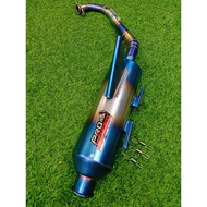Exhaust Silent Killer Pro Speed Exhaust PREMIUM PURPLE power pipe beat Crab beat new Click 125 power