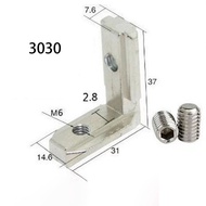 8Pcs Inner Corner L Bracket 2020/3030/4040 L Bracket Angle Bracket