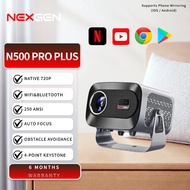 (READY STOCK) NexGen N500 Pro PLUS Smart Projector 720P HD | Android 13 | Auto Focus | 250 ANSI | Du