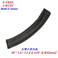 Zhengxin Inner Tube [20 * 1.3/1.5 SV] American Nozzle 20 * X 1.3/1.5 CST [U07-52]