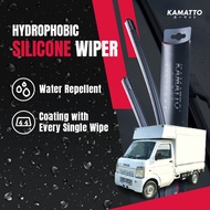 Kamatto Wiper Suzuki Carry Truck DA63T (1999-2013) Hydrophobic Silicone Windshield Wiper Water Repel