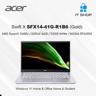 ◡ Acer Swift X SFX14-41G-R1B6 Ryzen 5 - Gold