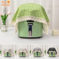 Microwave Oven Dustproof Cloth Cabinet Dust Cover Plaid Dust Cover Household Appliances