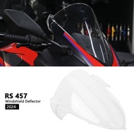 Good Motorcycle Accessories Windshield Front Windshield Acrylic For Aprilia RS457 RS 457 rs457 2024 