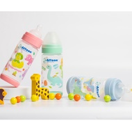 Wide Neck Milk Bottle 9 Ounces Dinosaur Pattern Very Cute Attoon