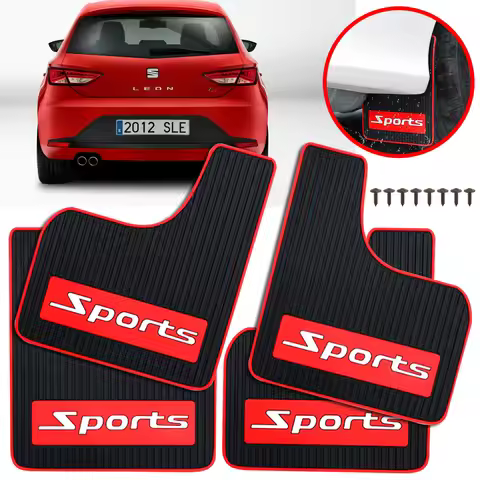 Sports Mud Flaps Mudflaps Splash Guards Mudguards For SEAT Leon ST Cupra R Mk1 Mk2 Mk3 Mk3.5 Mk4 Ibi