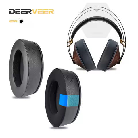 DEERVEER Replacement Earpad For Meze 99 Classics Headphones Thicken Memory Foam Cushions Earcups Ear