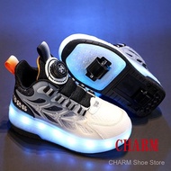 【 Original 】children's Heelys shoes, boys' double-wheeled roller skates with wheeled roller skates, 