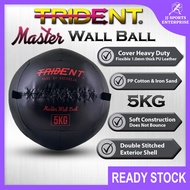 Trident Master Premium Wall Ball 5kg Exercise Ball Gym Ball Soft Medicine Ball Weighted Slam Wall Ba