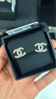 ❌Chanel 耳環 cc logo 淡金