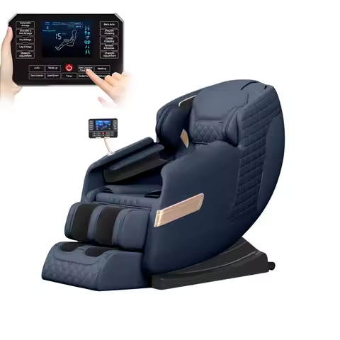 Massage ChairFactory Price 8D Fixed Roller Zero Gravity Chair Massage Recliner Shiatsu Body Foot Ele