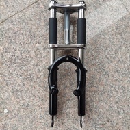 premium double fork 20inch fork lajak downhill double fork suspension fork lajak fork