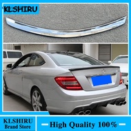 For Mercedes-Benz C-Class W204 C204 Coupe 2Door AMG Style Real Carbon Fiber Rear Spoiler Trunk Wing 