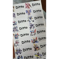 Gundam Label name sticker label name waterproof