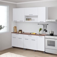 Kirana Kitchen Set Indiana Lemari Kabinet Dapur Rak Dapur Kayu Modern Minimalis Murah  - 2 Meter - P