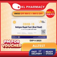 [KL PHARMACY](EXP 11/2025) ALLtest saliva antigen test kit 1s Covid 19 Home Test Kit / SALIXIUM 1 PCS