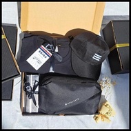 Terlaris Bibi Giftbox Hampers Ulang Tahun Kaos Erigo, Topi , Tas , Parfume Kado Untuk Cowok Hitam Go