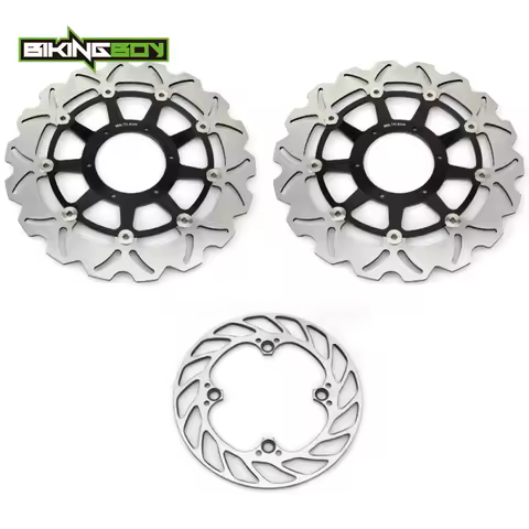 BIKINGBOY Front Rear Brake Disks Discs Rotors For Honda CBR1000RR Fireblade 06 07 VTR 1000 SP1 00 01
