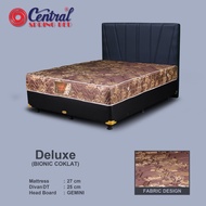 SPRING BED SET Central Deluxe HB Gemini 120x200
