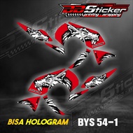 [NEW] BYSON simple striping sticker variations, racing variation list BYS 54 stiker motor