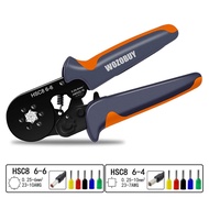 HSC8 6-4A/6-6 MINI-TYPE SELF-ADJUSTABLE CRIMPING PLIER 0.25-10mm2 Terminals Crimping Tools Multi Tool Hands Pliers