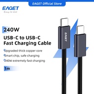EAGET Nylon Braided Type C To Type C Cable (240W)