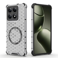 Ốp lưng Xiaomi 14T / 14T Pro tổ ong vòng sạc từ tính chống sốc bảo vệ camera