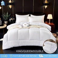 Plain Duvet Cover White Hotel Quality Soft Quilt Cover Comforter Cover Washable Double, Queen ,King
