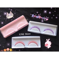 Colorful false eyelashes makeup cosplay, beauty