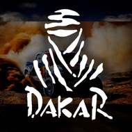 sticker kereta cermin depan sticker kereta Car Personality Stickers Dakar Rally Logo Stickers Off-Ro