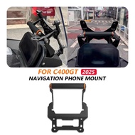 GPS Phone Navigation Support Cross Bar For BMW C 400GT 2025 C400GT Motorcycle Cell Phone Holder Brac
