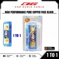 OG Pure Copper Fuse Block 1 To 1