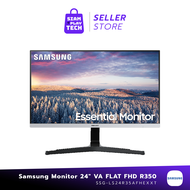 SAMSUNG MONITOR 24" รุ่น LS24R35AFHEXXT VA FLAT FHD R350 75Hz (หน้าจอคอมพิวเตอร์)