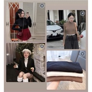 SET OF 3 3P FUR-NECKLACE ZIP SHIRT