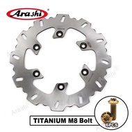 Arashi CNC Rear Brake Disc Disk Rotor Titanium Mounting Bolts For YAMAHA FZR 600 1989 / FZR600R FZR 