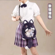 Genshin Impact Plush Toy Genshin Alatus Xiao Plushie Doll Bird Bag Plush Toy Backpack Cute Doll Sho